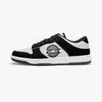 Dunk Stylish Low-Top Leather Sneakers / Black & White KilyClothing
