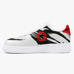 OOTAMAWAE Original Brand Low-Top Leather Sports Sneakers AIR Red/Black Cloud KilyClothing