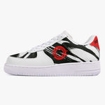 OOTAMAWAE Original Brand Low-Top Leather Sports Sneakers AIR Red/Black Cloud KilyClothing