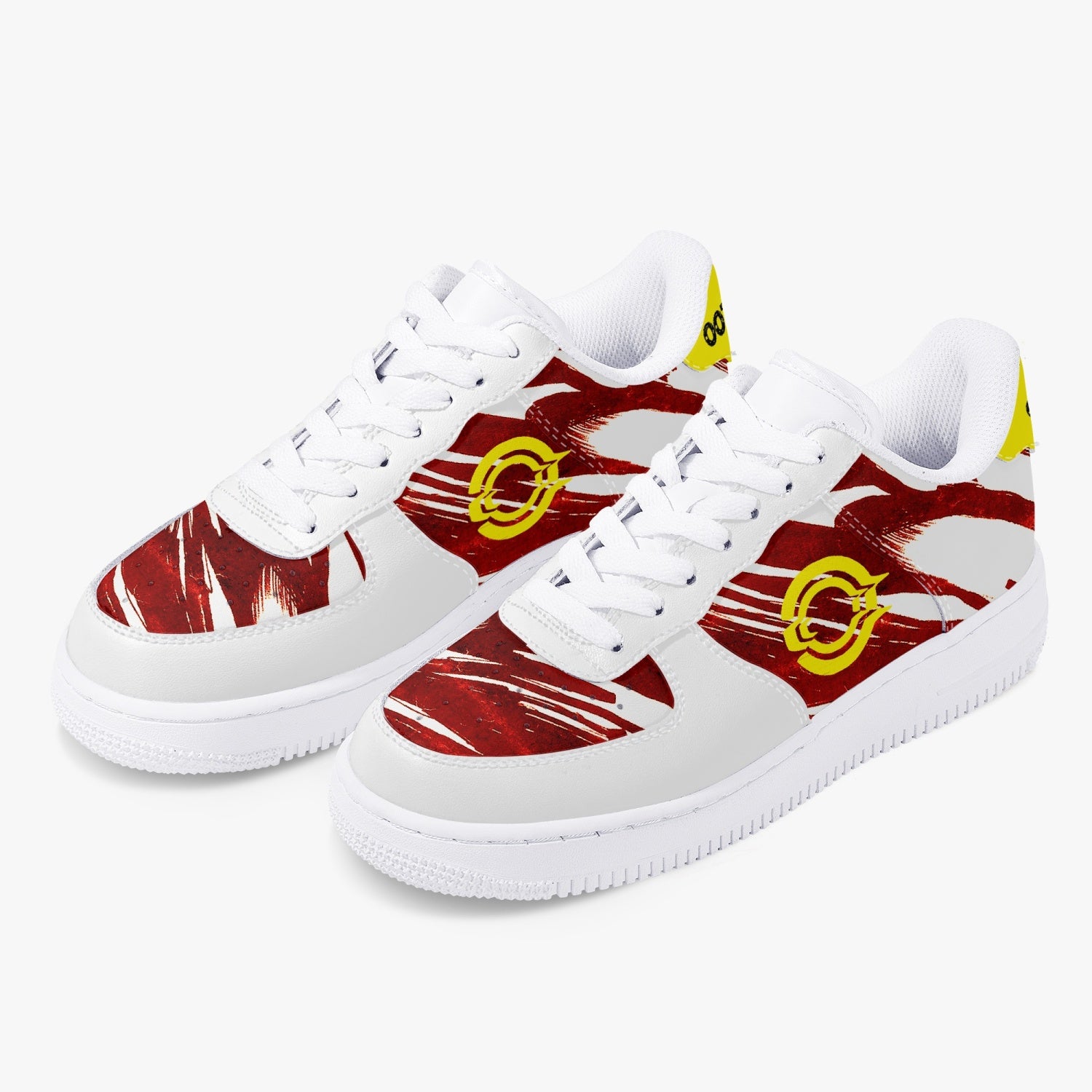 OOTAMAWAE Original Brand Low-Top Leather Sports Sneakers Air red Cloud KilyClothing