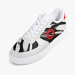 OOTAMAWAE Original Brand Low-Top Leather Sports Sneakers AIR Red/Black Cloud KilyClothing