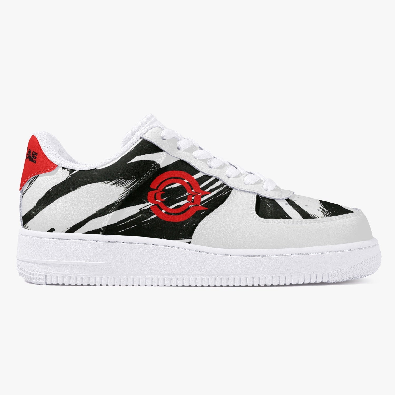 OOTAMAWAE Original Brand Low-Top Leather Sports Sneakers AIR Red/Black Cloud KilyClothing