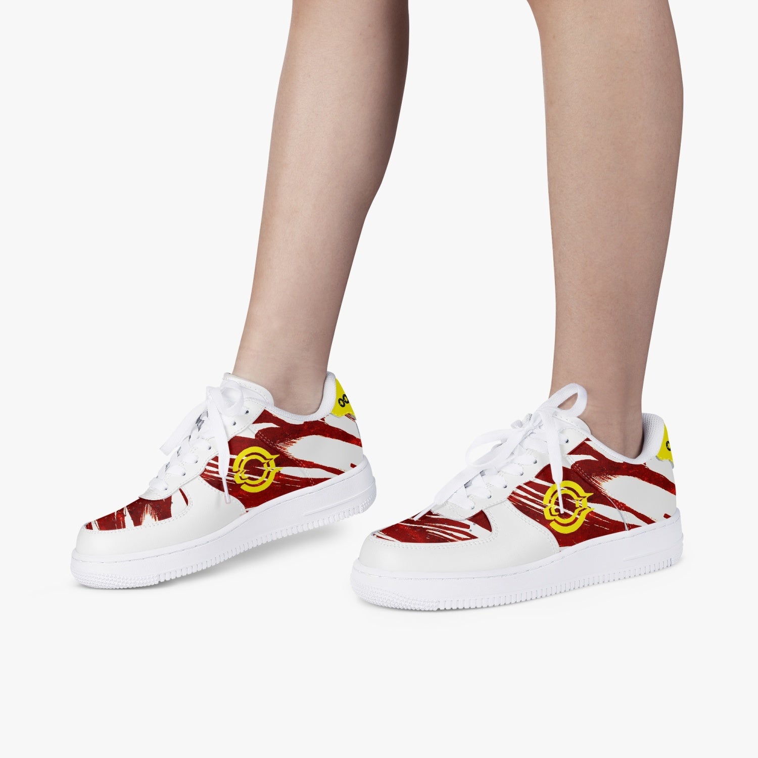 OOTAMAWAE Original Brand Low-Top Leather Sports Sneakers Air red Cloud KilyClothing