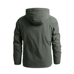 Men Outdoor Hiking Jackets Waterproof Hooded Windbreaker Coat KilyClothing