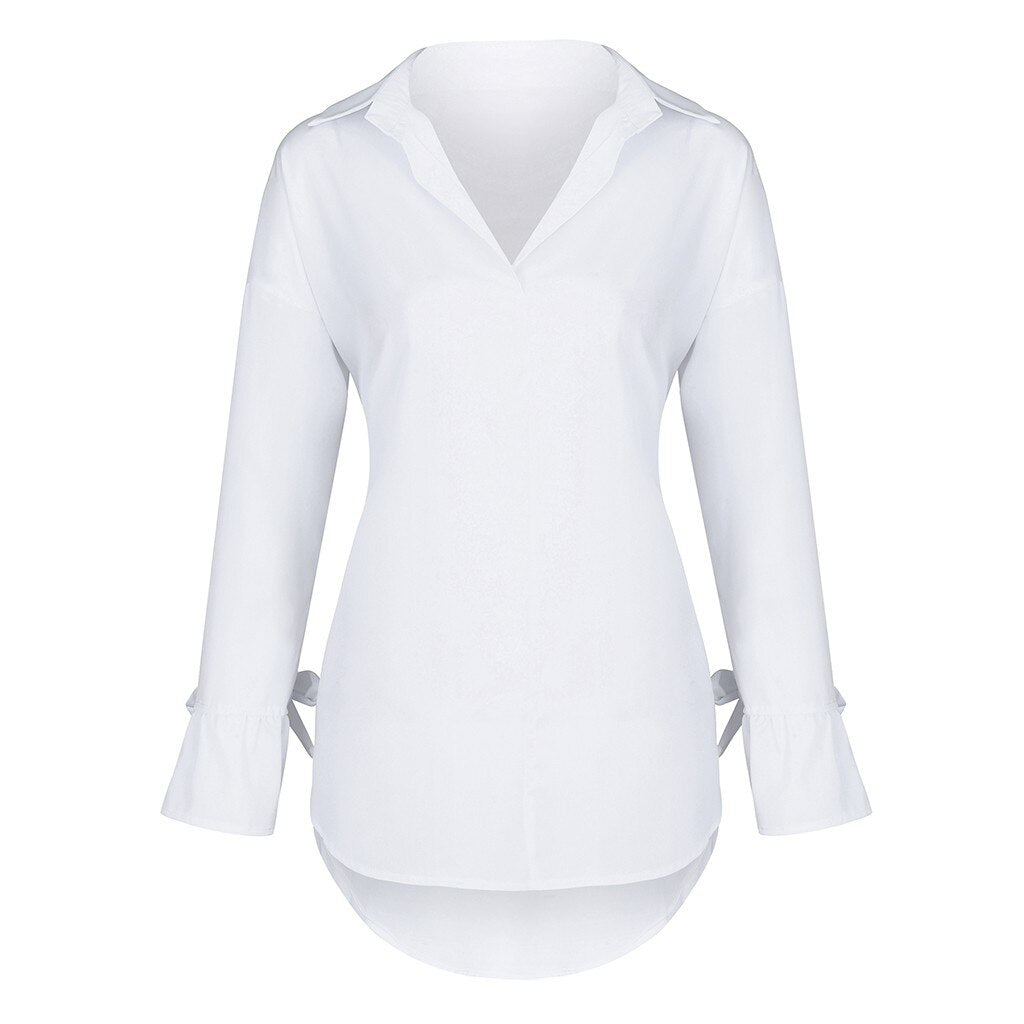 Spring Long Sleeve Tops Women Casual Shirt Top Lapel KilyClothing