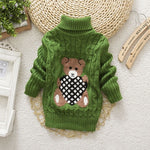 Unisex Sweater Tricots Turtleneck Pullover Baby Winter Tops KilyClothing