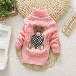 Unisex Sweater Tricots Turtleneck Pullover Baby Winter Tops KilyClothing