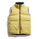 Men'S Autumn And Winter Trend Down Cotton Vest With Large Warm Shoulder And Thickened With Double Coats Man KilyClothing
