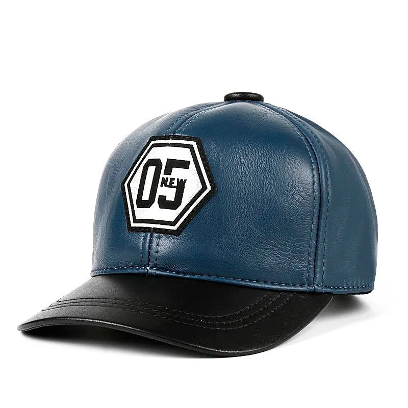 Unisex Leather Letters Maple Leaf Baseball Caps Men Ladies Casual Hip Hop Hat Man Streetwear
