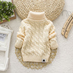 Unisex Sweater Tricots Turtleneck Pullover Baby Winter Tops KilyClothing