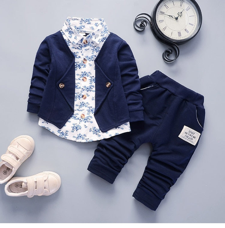 Suit Toddler Children Flower Coat Pants 2Pcs Sets Kid Casual Tracksuits For Baby KilyClothing