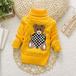 Unisex Sweater Tricots Turtleneck Pullover Baby Winter Tops KilyClothing