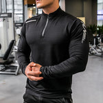 Gym Compression Shirt Fitness Long Sleeves Running Clothes Dry KilyClothing