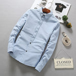 Solid Cotton  Linen Shirts Full Sleeve Slim KilyClothing