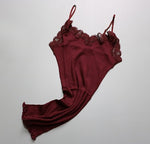 70% Silk 30% Cotton Knit Lace Camisole Top Vest Sleepwear Spaghetti Strap KilyClothing