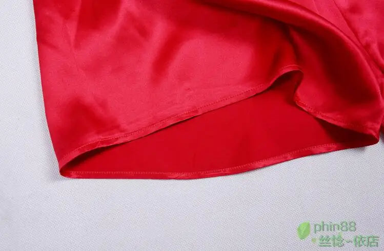 Women 100% Pure Silk 16 momme Satin Silk Night Sleep Shorts Undershorts Sleepwear Leggings KilyClothing