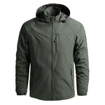 Men Outdoor Hiking Jackets Waterproof Hooded Windbreaker Coat KilyClothing