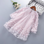 3-7 Years High Quality Spring Autumn Girl Dress New Chiffon Flowers KilyClothing