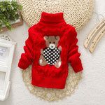 Unisex Sweater Tricots Turtleneck Pullover Baby Winter Tops KilyClothing