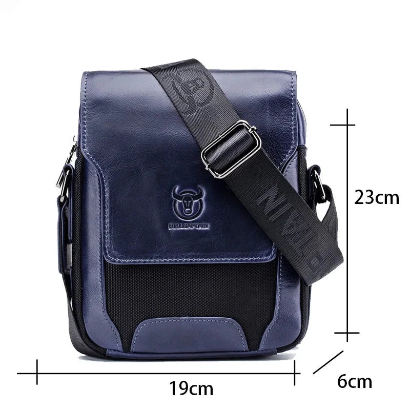 Man Messenger Bag Men Genuine Leather Shoulder Bags Business Crossbody Casual Bag