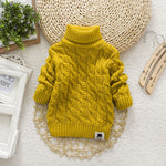 Unisex Sweater Tricots Turtleneck Pullover Baby Winter Tops KilyClothing