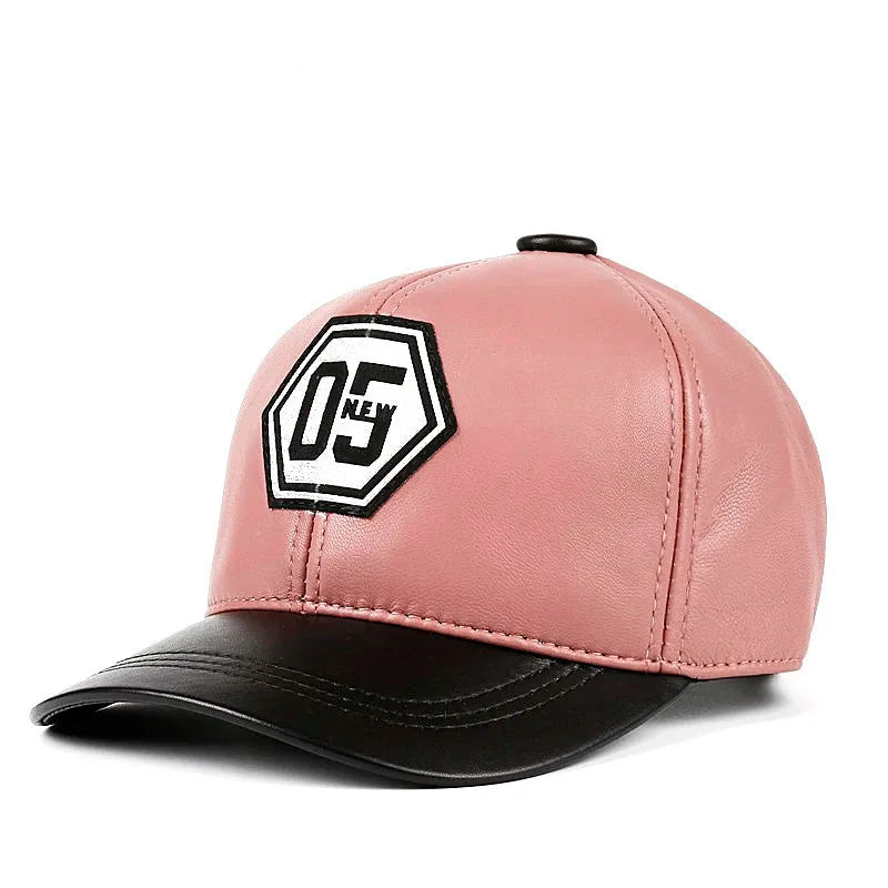 Unisex Leather Letters Maple Leaf Baseball Caps Men Ladies Casual Hip Hop Hat Man Streetwear