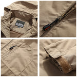 Men Outdoor Hiking Jackets Waterproof Hooded Windbreaker Coat KilyClothing