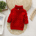 Unisex Sweater Tricots Turtleneck Pullover Baby Winter Tops KilyClothing