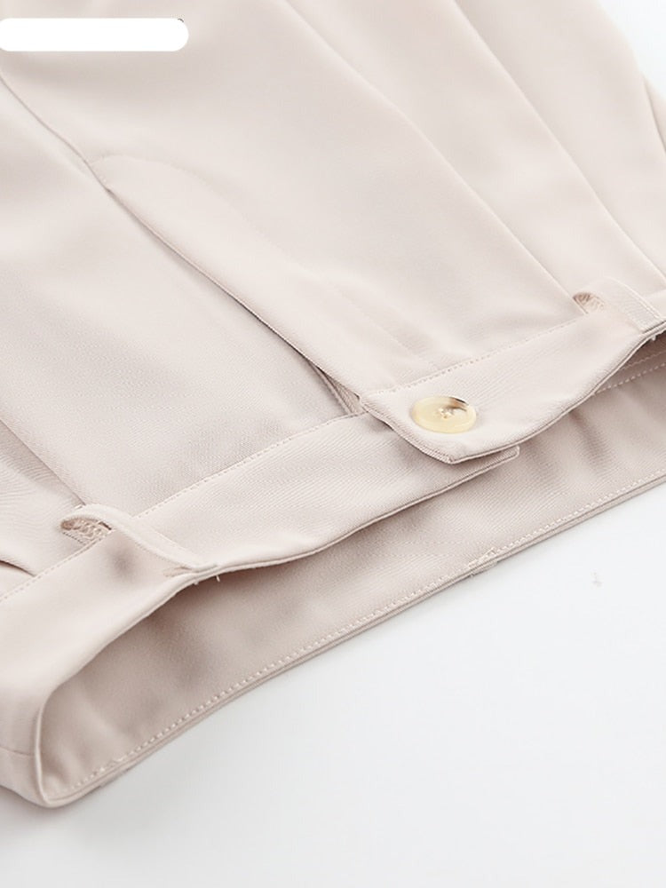 Classic Wide Pants Floor-Length Pleated Loose Women Trousers Spring Wide Leg Pants Vintage KilyClothing