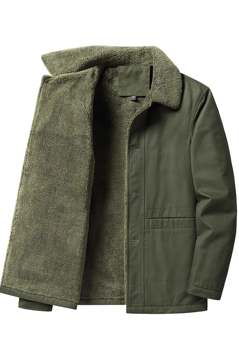 Jacket Casual Turn Down Collar Zipper Coats Men's Outerwear Fashion Zipper Bomber Jackets KilyClothing