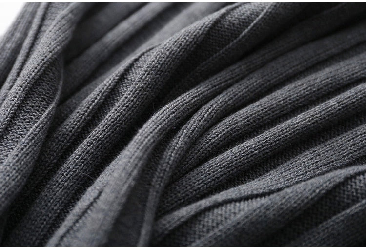 Real Mulberry Silk Cashmere Blend Crew Neck Buttons down Long Sleeve Cable Knit Sweater Cardigan KilyClothing