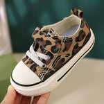 Shoes High Top Leopard Breathable Children Canvas Shoes Women Parent-child Shoes KilyClothing