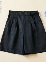 Casual Short Pant for woman, Summer Vintage Style, Solid Color Loose Comfortable Female Cotton Linen KilyClothing