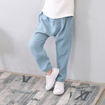 2-7 years, Linen Pleated unisex Summer Cotton Harem Baggy Pants KilyClothing