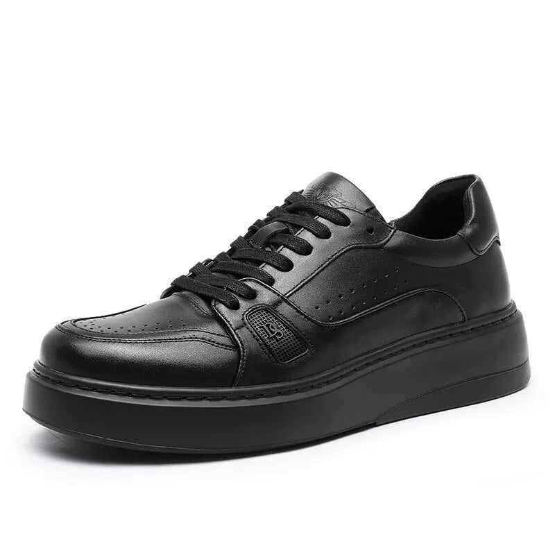Full Grain Leather Men Shoes Soft Casual Sneaker For Men Business Work Breathable KilyClothing
