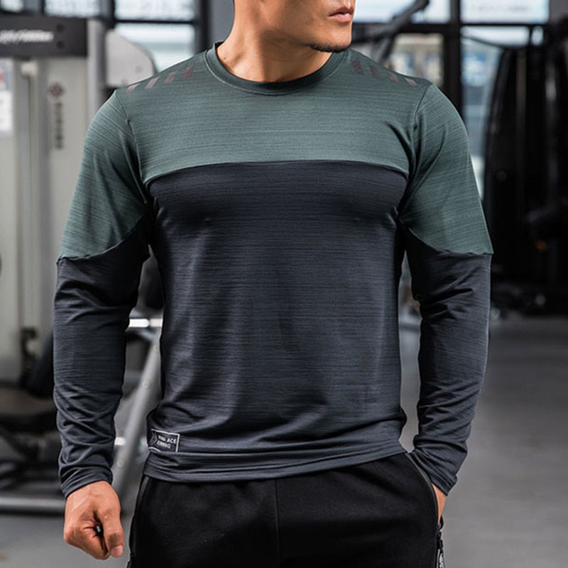 Gym Compression Shirt Fitness Long Sleeves Running Clothes Dry KilyClothing