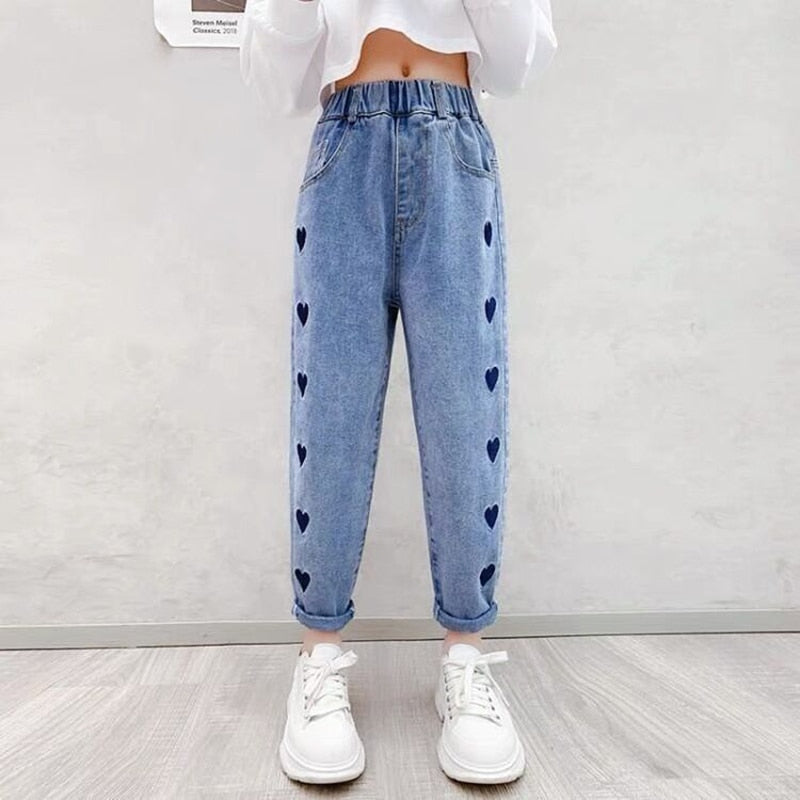 Casual Kids Baby Girls Cowboy Pants KilyClothing
