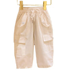 Cargo Pants Girls Loose Sweat Trousers Children Outwear KilyClothing