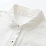 Cotton Shirts for Women Loose Blouses Long Sleeve Bottom Tops High Quality Korean Style Casual 6 Colors KilyClothing