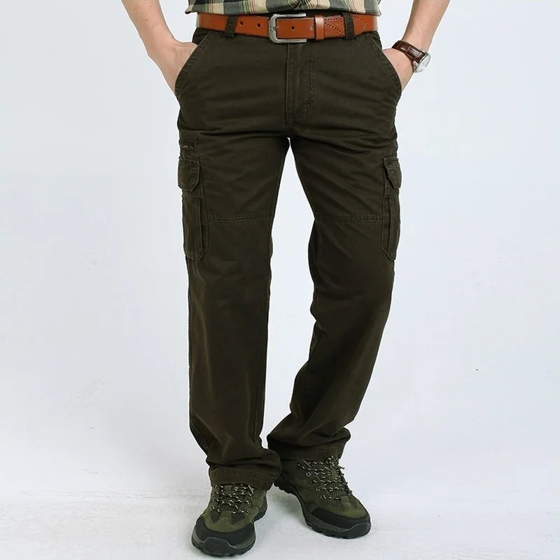 Casual Pants Outdoor Men Trousers Hiking Set Cargo Tactical Men's Work Wear Trainning & Exercise Suit Military Clothing Man Golf KilyClothing