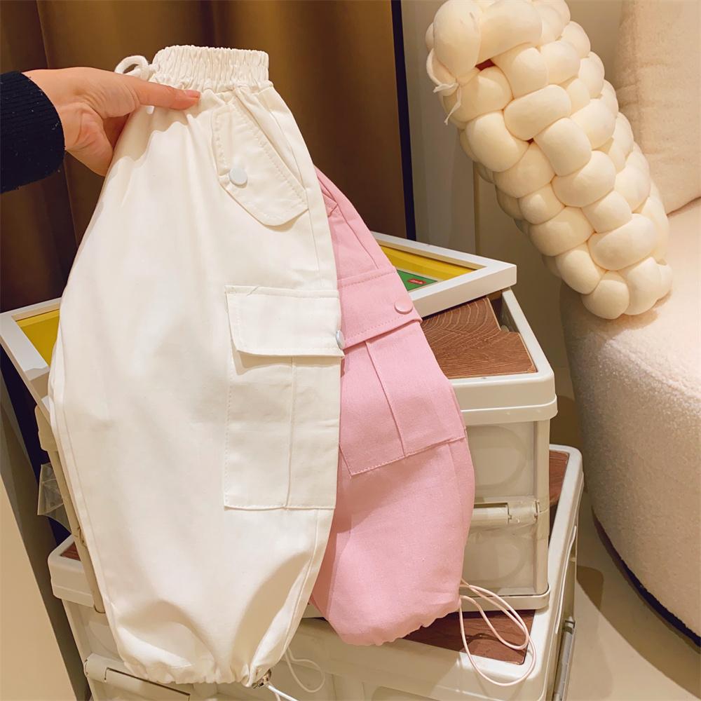Cargo Pants Girls Loose Sweat Trousers Children Outwear KilyClothing