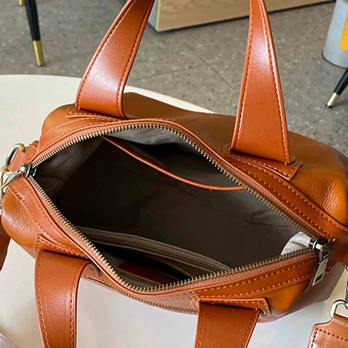 Genuine Leather Bags for women, Luxury Retro Shoulder Handbag, Vintage Lady Messenger Casual Tote Crossbody Purses KilyClothing