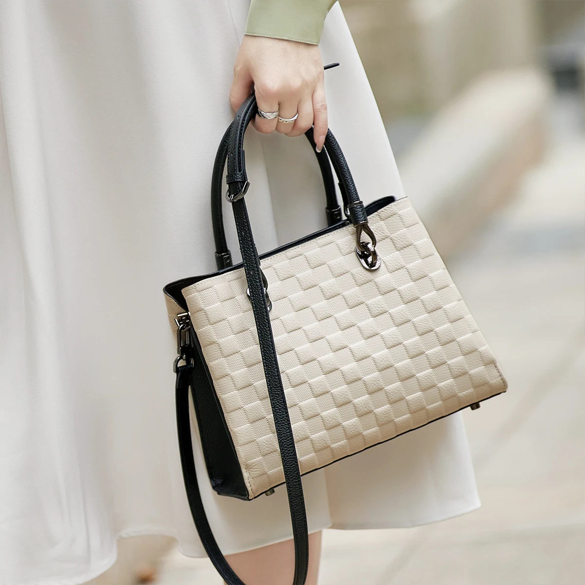 New Bags Fashion Original Designer Handbags Luxury Brand Leather Trending ladies Office Purses