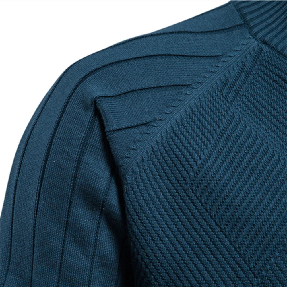 AIOPESON Argyle Solid Color Cardigan Men Casual Quality Zipper Cotton Winter Mens Sweaters Fashion Basic Cardigans for Men KilyClothing