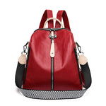 Backpacks Soft Leather Anti-theft Shoulder School Bag For Girls KilyClothing