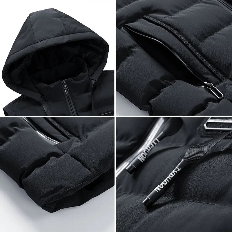 Hooded New Spring Autumn Sleeveless Jacket for Men Fashion Warm Hooded Male Winter Vest Light Plus Size Mens Work Vest Waistcoat KilyClothing