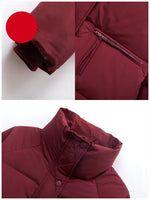 Jacket  In Cotton-padded Clothes Short Korean Fashion Stand Collar Thicken Bread J KilyClothing