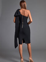 Ban Black Bodycon Dress Elegant Sexy Evening Club Party Dress High Quality KilyClothing