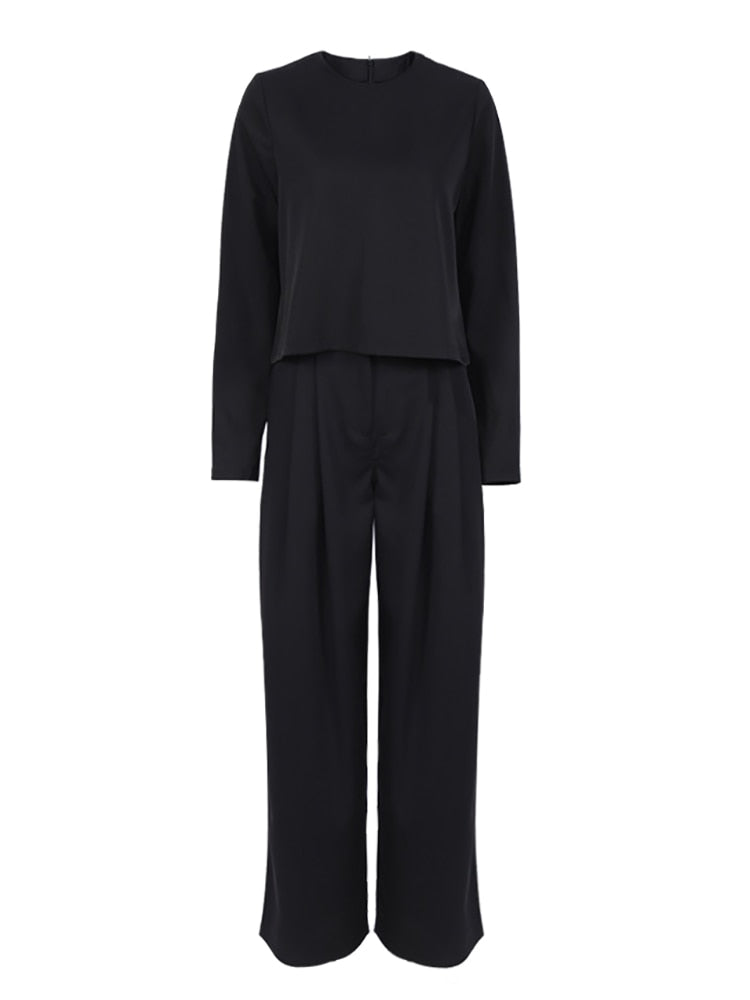 Classic Wide Pants Floor-Length Pleated Loose Women Trousers Spring Wide Leg Pants Vintage KilyClothing