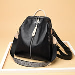 Backpacks Soft Leather Anti-theft Shoulder School Bag For Girls KilyClothing